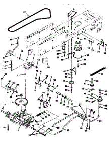 Drive parts for Craftsman Front-Engine Lawn Tractor 917252503 from AppliancePartsPros.com