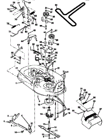 Mower parts for Craftsman Front-Engine Lawn Tractor 917252503 from AppliancePartsPros.com