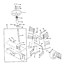 Steering Assembly parts for Craftsman Front-Engine Lawn Tractor 917252510 from AppliancePartsPros.com