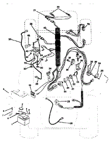 Electrical parts for Craftsman Front-Engine Lawn Tractor 917252511 from AppliancePartsPros.com