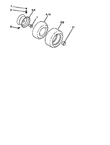 Wheels And Tires parts for Craftsman Front-Engine Lawn Tractor 917252511 from AppliancePartsPros.com
