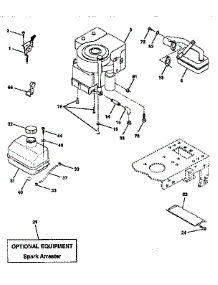 Engine parts for Craftsman Front-Engine Lawn Tractor 917252511 from AppliancePartsPros.com