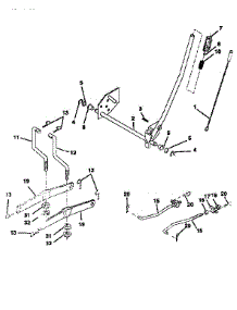 Lift parts for Craftsman Front-Engine Lawn Tractor 917252511 from AppliancePartsPros.com