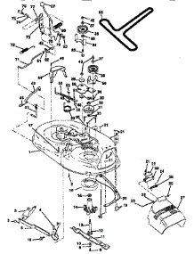 Mower parts for Craftsman Front-Engine Lawn Tractor 917252511 from AppliancePartsPros.com