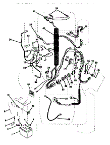 Electrical parts for Craftsman Front-Engine Lawn Tractor 917252520 from AppliancePartsPros.com