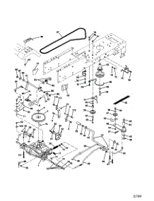 Drive parts for Craftsman Front-Engine Lawn Tractor 917252520 from AppliancePartsPros.com