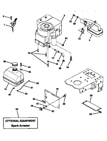 Engine parts for Craftsman Front-Engine Lawn Tractor 917252520 from AppliancePartsPros.com