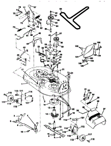 Mower Deck parts for Craftsman Front-Engine Lawn Tractor 917252520 from AppliancePartsPros.com