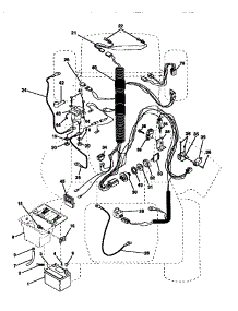 Electrical parts for Craftsman Front-Engine Lawn Tractor 917252521 from AppliancePartsPros.com