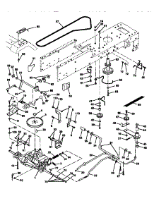 Drive parts for Craftsman Front-Engine Lawn Tractor 917252521 from AppliancePartsPros.com