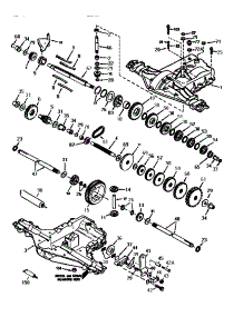 Peerless Transaxle parts for Craftsman Front-Engine Lawn Tractor 917252521 from AppliancePartsPros.com