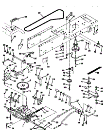 Drive parts for Craftsman Front-Engine Lawn Tractor 917252522 from AppliancePartsPros.com