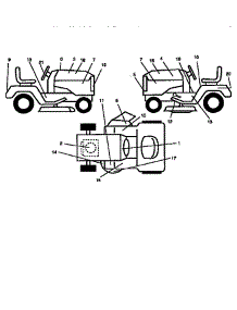 Decals parts for Craftsman Front-Engine Lawn Tractor 917252522 from AppliancePartsPros.com
