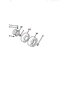 Wheels And Tires parts for Craftsman Front-Engine Lawn Tractor 917252522 from AppliancePartsPros.com