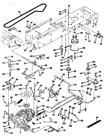 Drive parts for Craftsman Front-Engine Lawn Tractor 917252530 from AppliancePartsPros.com