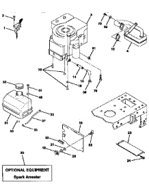 Engine parts for Craftsman Front-Engine Lawn Tractor 917252530 from AppliancePartsPros.com
