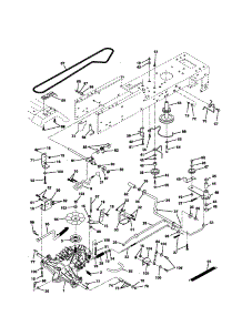 Drive parts for Craftsman Front-Engine Lawn Tractor 917252531 from AppliancePartsPros.com