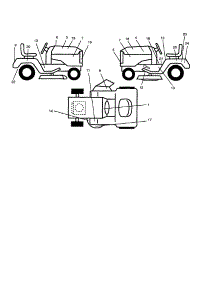 Decals parts for Craftsman Front-Engine Lawn Tractor 917252531 from AppliancePartsPros.com