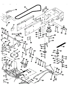 Drive Parts parts for Craftsman Front-Engine Lawn Tractor 917252540 from AppliancePartsPros.com