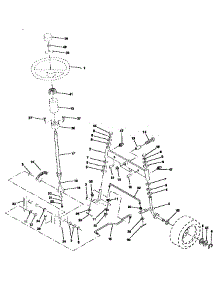 Steering Assembly parts for Craftsman Front-Engine Lawn Tractor 917252540 from AppliancePartsPros.com