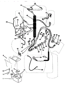 Electrical parts for Craftsman Front-Engine Lawn Tractor 917252541 from AppliancePartsPros.com