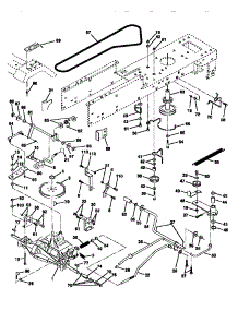 Drive parts for Craftsman Front-Engine Lawn Tractor 917252541 from AppliancePartsPros.com