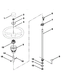 Steering Wheel parts for Craftsman Front-Engine Lawn Tractor 917252550 from AppliancePartsPros.com