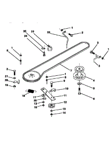 Ground Drive parts for Craftsman Front-Engine Lawn Tractor 917252550 from AppliancePartsPros.com