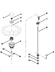 Steering Wheel parts for Craftsman Front-Engine Lawn Tractor 917252551 from AppliancePartsPros.com