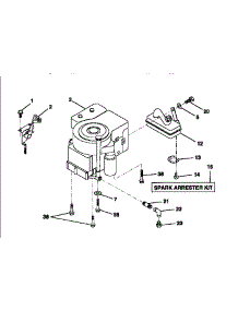Engine / Throttle parts for Craftsman Front-Engine Lawn Tractor 917252551 from AppliancePartsPros.com