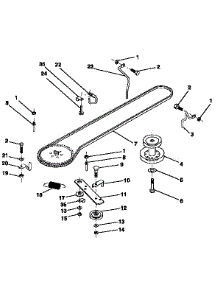 Ground Drive parts for Craftsman Front-Engine Lawn Tractor 917252551 from AppliancePartsPros.com