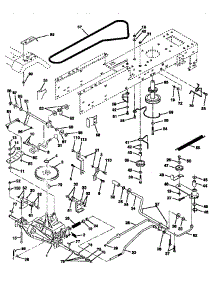 Drive parts for Craftsman Front-Engine Lawn Tractor 917252560 from AppliancePartsPros.com
