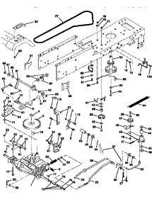 Drive parts for Craftsman Front-Engine Lawn Tractor 917252562 from AppliancePartsPros.com