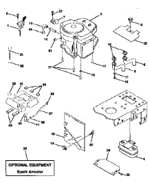 Engine parts for Craftsman Front-Engine Lawn Tractor 917252562 from AppliancePartsPros.com