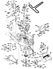 Mower Deck parts for Craftsman Front-Engine Lawn Tractor 917252562 from AppliancePartsPros.com