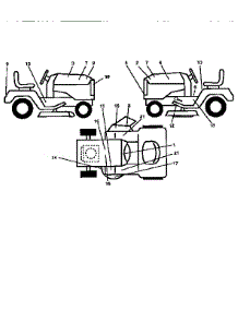 Decals parts for Craftsman Front-Engine Lawn Tractor 917252563 from AppliancePartsPros.com