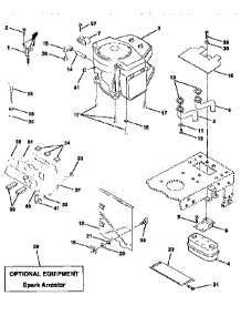 Engine parts for Craftsman Front-Engine Lawn Tractor 917252563 from AppliancePartsPros.com