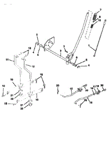 Mower Lift parts for Craftsman Front-Engine Lawn Tractor 917252563 from AppliancePartsPros.com