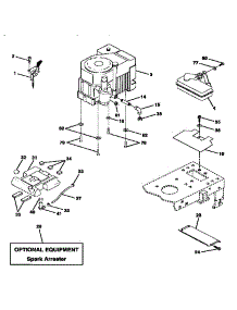 Engine parts for Craftsman Front-Engine Lawn Tractor 917252580 from AppliancePartsPros.com