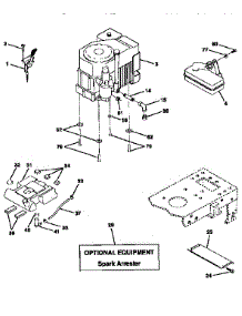 Engine parts for Craftsman Front-Engine Lawn Tractor 917252581 from AppliancePartsPros.com