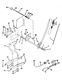 Mower Lift parts for Craftsman Front-Engine Lawn Tractor 917252590 from AppliancePartsPros.com