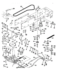 Drive parts for Craftsman Front-Engine Lawn Tractor 917252600 from AppliancePartsPros.com