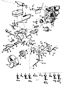 Engine parts for Craftsman Front-Engine Lawn Tractor 91725261 from AppliancePartsPros.com