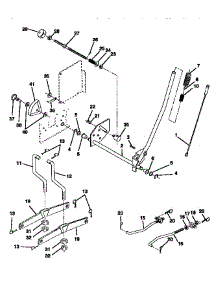 Mower Lift parts for Craftsman Front-Engine Lawn Tractor 917252610 from AppliancePartsPros.com
