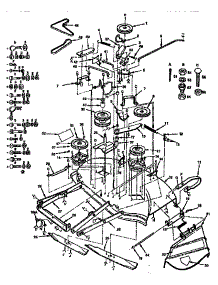 Mower parts for Craftsman Front-Engine Lawn Tractor 917252631 from AppliancePartsPros.com