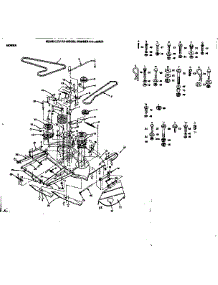 Mower parts for Craftsman Front-Engine Lawn Tractor 917252633 from AppliancePartsPros.com