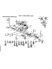 Power & Mechanical Controls Group parts for Craftsman Front-Engine Lawn Tractor 917252633 from AppliancePartsPros.com