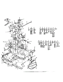 Mower parts for Craftsman Front-Engine Lawn Tractor 917252641 from AppliancePartsPros.com