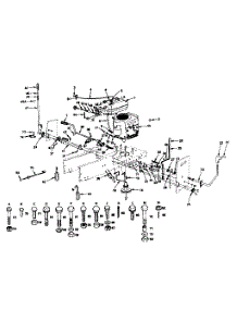 Power & Mechanical Controls Group parts for Craftsman Front-Engine Lawn Tractor 917252641 from AppliancePartsPros.com