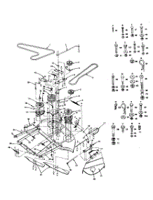 Mower parts for Craftsman Front-Engine Lawn Tractor 917252645 from AppliancePartsPros.com